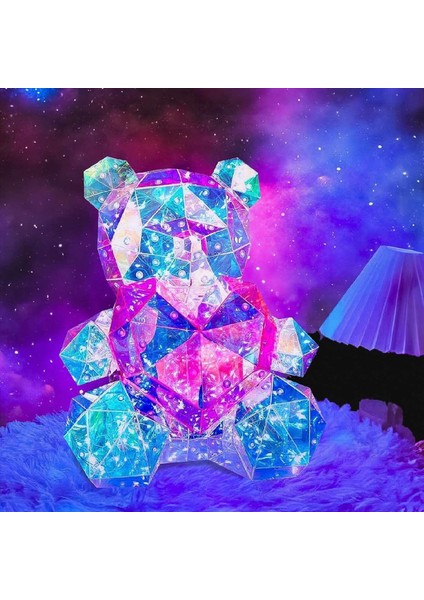 Kızlar Için Pembe Kalp Gece Işığı ile LED Ayı Gece Işık Çocuklar-Çocuklar Toys-Nursery Dekor-Bezler Lambaları Doğuş Günü Hediyeler (Yurt Dışından)