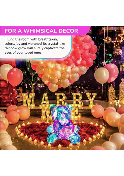 Kızlar Için Pembe Kalp Gece Işığı ile LED Ayı Gece Işık Çocuklar-Çocuklar Toys-Nursery Dekor-Bezler Lambaları Doğuş Günü Hediyeler (Yurt Dışından) indirimleri