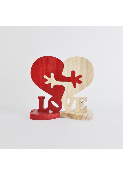 &quot Aşk&quot Ahşap Bulmaca Bloğu Dekoratif Süs Heykeli (Yurt Dışından) fiyatları