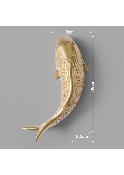 12 Adet Reçine Sazan Altın Balık Duvar Asılı Süsleme Kişilik Balık Figürin Ev Restoran Arka Plan Duvar Dekor (Yurt Dışından) indirimleri