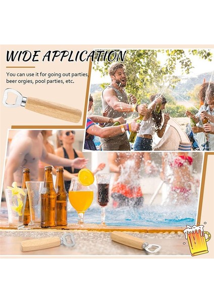 20 Pcs Paslanmaz Çelik Şişe Açıcı Barmen Ahşap Bira Açıcı Şarap Açıcı Şişe Açıcı Ahşap Saplı Dıy (Yurt Dışından) modelleri