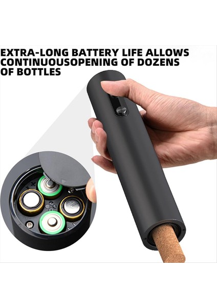 Şarap Şişesi Açıcı, Elektrikli Şarap Şişesi Açıcıları, Pille Çalışan Otomatik Şarap Tirbuşonları Şarap Severler Için Hediye (Yurt Dışından) fiyatları