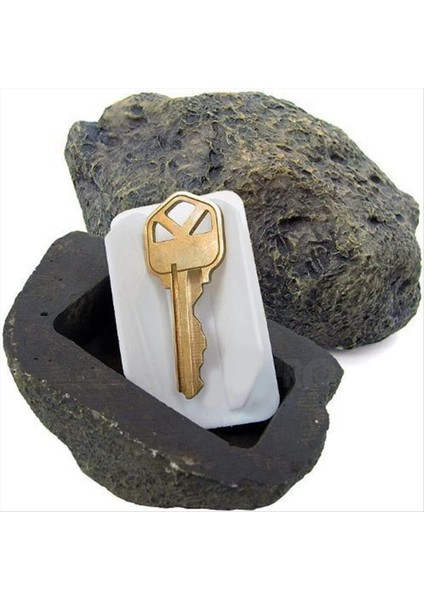 Gizle-A-Key-Anahtar Rock-Görünüşe Göre Simülasyon Taşı Reçine Anahtar Saklama Kutusu (Yurt Dışından) fırsatları
