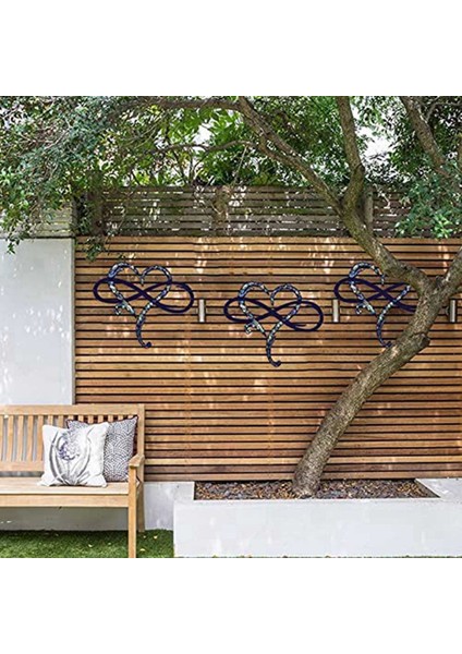 2x Metal Duvar Dekorasyonu Benzersiz Tasarım Duvarı Sanat Odası Dekorasyon Ebedi Aşk Sonsuz Kalp Demir Sanat Iç Dekor-S (Yurt Dışından) indirimleri