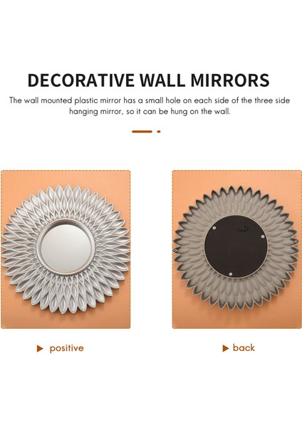 Gümüş Aynalar Duvar Paketi 3 - Oda Dekoru ve Ev Dekoru Aynaları Duvar Dekoratif Aynalar Için Aynalar (Yurt Dışından) fırsatları