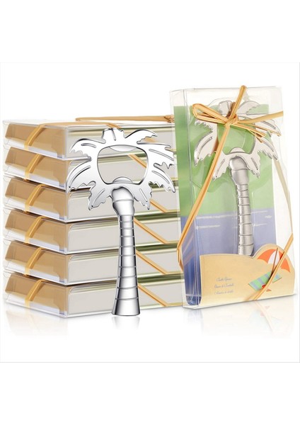 10 Adet Hindistancevizi Ağacı Şişe Açıcı Düğün Duş Konuk Hediyeleri Hediyelik Eşyalar Düğün Için Malzemeler Gümüş (Yurt Dışından) indirimleri