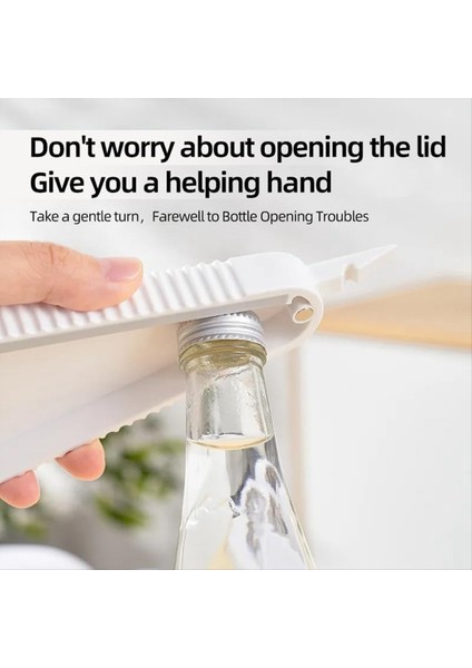 Şişe Açıcı, Çok Fonksiyonlu Kayma Önleyici Şişe Açıcı Kapak Açıcı Aracı, Çocuklar ve Yaşlılar Için Uygun (Yurt Dışından) fiyatları