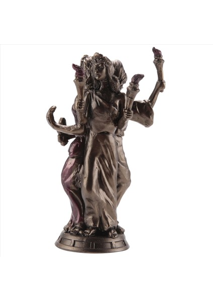 Vintage Yunan Üç Tanrıça Reçine Heykeli Üçlü Form Hecate Tanrıça Heykeli Heykel El Sanatları Ev Masaüstü Dekor Süslemesi (Yurt Dışından)