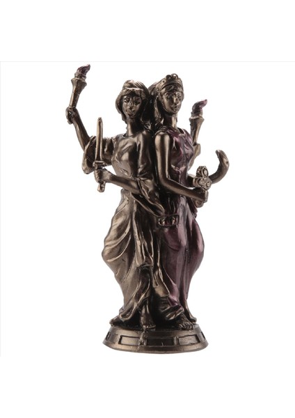 Vintage Yunan Üç Tanrıça Reçine Heykeli Üçlü Form Hecate Tanrıça Heykeli Heykel El Sanatları Ev Masaüstü Dekor Süslemesi (Yurt Dışından) modelleri