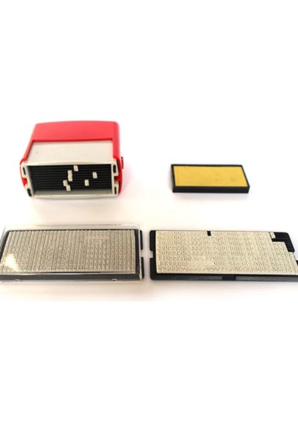 3x Kendinden Mürekkep Damgası Seti Özel Kişiselleştirilmiş Dıy Business Adı Numarası Adresi Baskı Kauçuk Damga (Yurt Dışından) modelleri