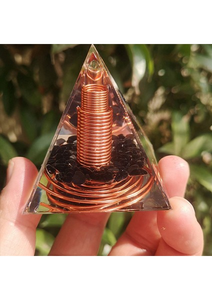 2pcs 6cm Kristal Çakıl Spiral Piramit Spiral Piramidi El Yapımı Ev Mobilyası El Sanatları Sarmal Bakır Tel (Yurt Dışından) modelleri