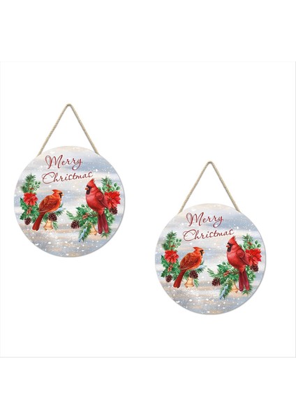 Ön Kapı Için Kış Çelenkleri Noel Kapı Askısı Mutlu Noel Işareti Kış Duvar Dekoru Kar Tanesi Çelenk (Yurt Dışından)