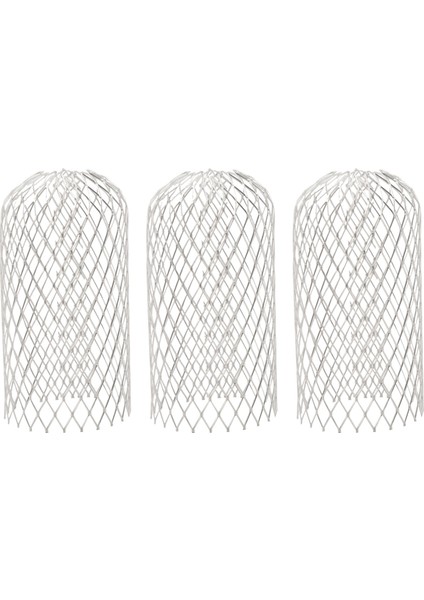 3pcs Çatı Oluk Koruması Filtreleri 3 Inç Genişletme Alüminyum Filtre Süzgeç Anti -Bloke Yaprak Drenajları Enkaz Drenaj Ağ Kapağı (Yurt Dışından)