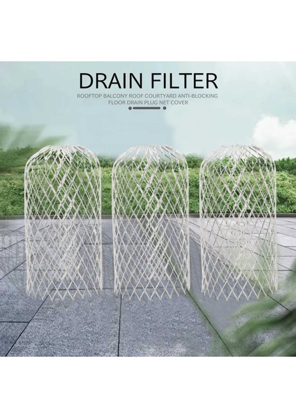 3pcs Çatı Oluk Koruması Filtreleri 3 Inç Genişletme Alüminyum Filtre Süzgeç Anti -Bloke Yaprak Drenajları Enkaz Drenaj Ağ Kapağı (Yurt Dışından) fiyatları