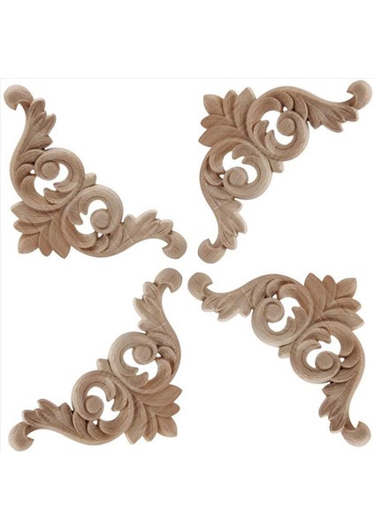 40 Pcs Ahşap Oyma Çıkartma Ahşap Oyma Kalıplar Köşe Aplike Ev Kapı Dekoru Ahşap Oyma Kapı Dolap Pencereleri (Yurt Dışından) fiyatları