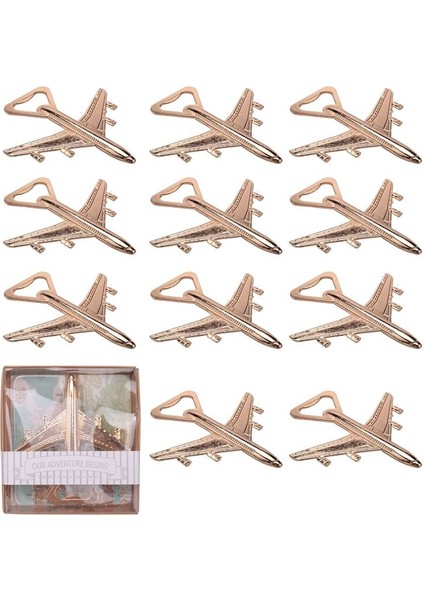 12 Uçak Şişesi Açıcı Hediye Kutusu Hava Uçak Seyahat Bira Şişesi Açıcı Partisi Düğün Doğum Günü Dekorasyonları (Yurt Dışından) fiyatları