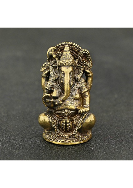 3x Lord Ganesha Budist Heykeli Fil Tanrı Heykelleri Ganesha Figürinler Pirinç Ev Bahçesi Buda Dekorasyon Model Hediyesi (Yurt Dışından) fiyatları