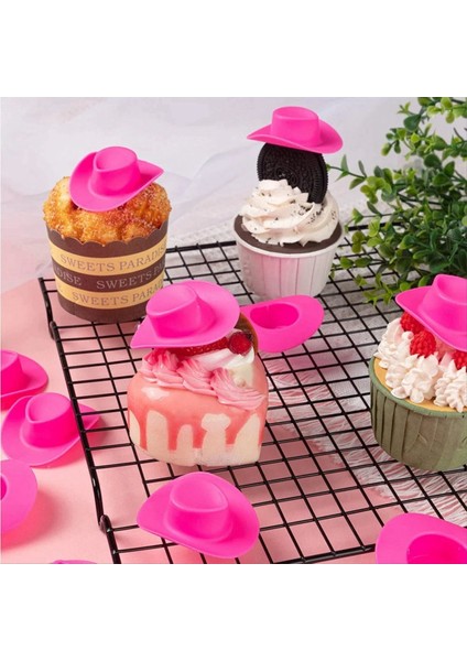30PCS Mini Batı Kovboy Kovboy Kız Şapka Minyatür Sevimli Bebek Şapkası Parti Elbisesi Play Babhouse Dekorasyon Aksesuarları (Yurt Dışından) fiyatları