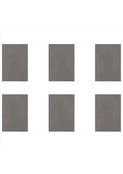 A4 Boyutunda Lazer Gravür Makinesi Için 6x Kauçuk Damga Sayfası 2 3mm (Koyu Gri) (Yurt Dışından)
