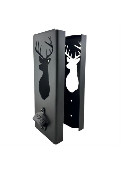 Şişe Açıcı ile Soğutucu Tutucu, Duvara Monte Can Soğutucu Tutucu, 1 Arada Soğutucu Tutucu, Ergonomik Manyetik, B (Yurt Dışından)