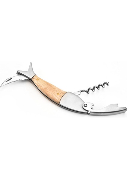 Ahşap Saplı Balık Şeklindeki Şarap Şişesi Açıcı, Metal Şişe Açıcı, Taşınabilir Şişe Açıcı, Şarap Şişesi Açıcı Hediyesi (Yurt Dışından) modelleri