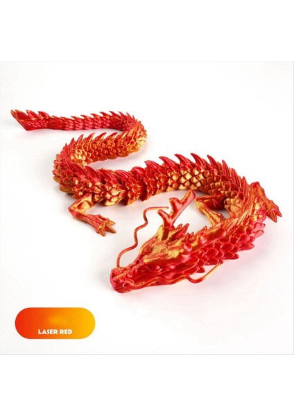 60CM 3D Baskılı Ejderha Çin Ejderha Süsleri 3D Baskılı Eklemli Çin Ejderha Balık Tankı Peyzaj Dekorasyon E (Yurt Dışından) fırsatları