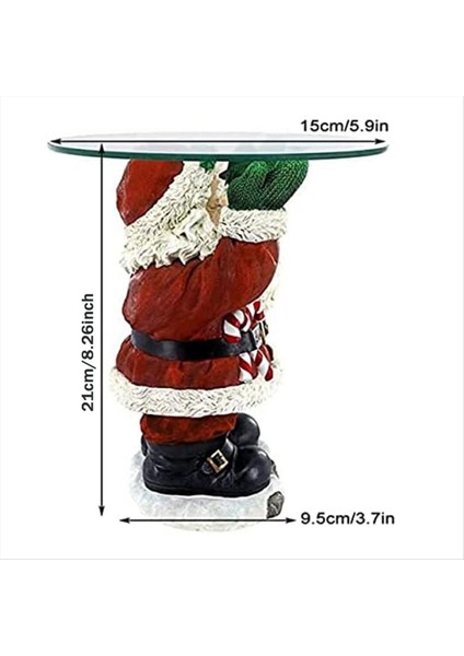 Noel Santa Clau Snack Tepsi Rafı Eğlenceli Noel Partisi Dekorasyonları (Yurt Dışından) indirimleri