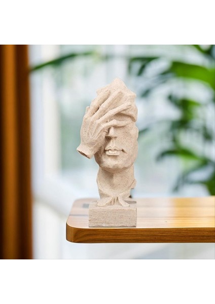 Benzersiz Düşünür Heykeli Soyut Maske Sanat Heykeli Aramıyor - Modern Yaratıcılar Sanat Tutkumları Için Ev Dekoru (Yurt Dışından) fiyatları