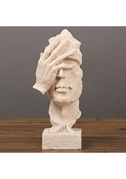 Benzersiz Düşünür Heykeli Soyut Maske Sanat Heykeli Aramıyor - Modern Yaratıcılar Sanat Tutkumları Için Ev Dekoru (Yurt Dışından) modelleri