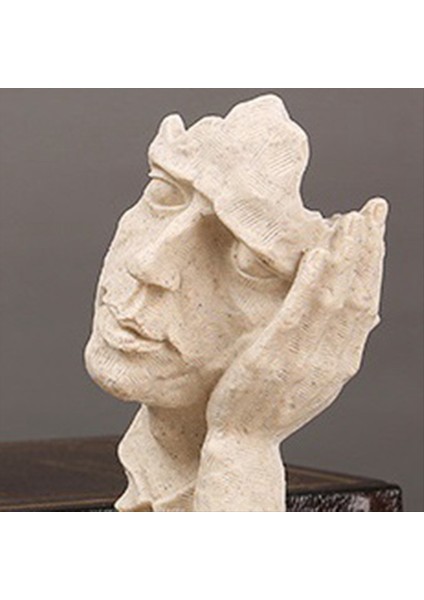 Benzersiz Düşünür Heykeli Soyut Maske Sanat Heykeli Aramıyor - Modern Yaratıcılar Sanat Tutkumları Için Ev Dekoru (Yurt Dışından) fırsatları