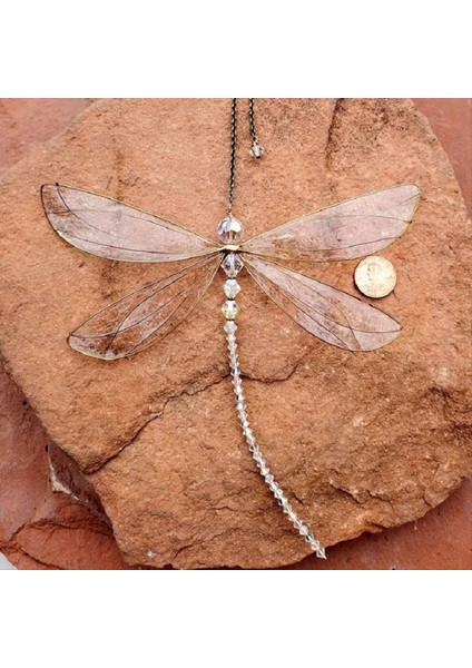 Kristal Yusufçuk Pencere Dekoru Boncuklu Süsleme Süslü 15X15CM (Yurt Dışından) indirimleri