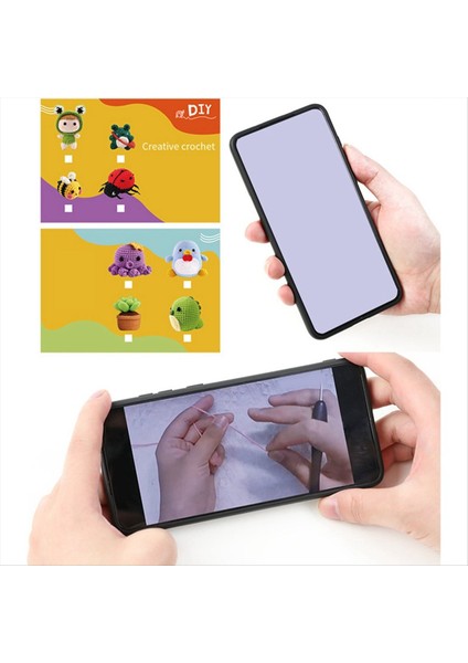 Yeni Başlayanlar Tığ Işi Kiti Hayvanlar Tığ Işi Kiti Starters Için Talimatlar ve Video Öğreticileri ile Çeşitli Aksesuarlar Içerir B (Yurt Dışından)