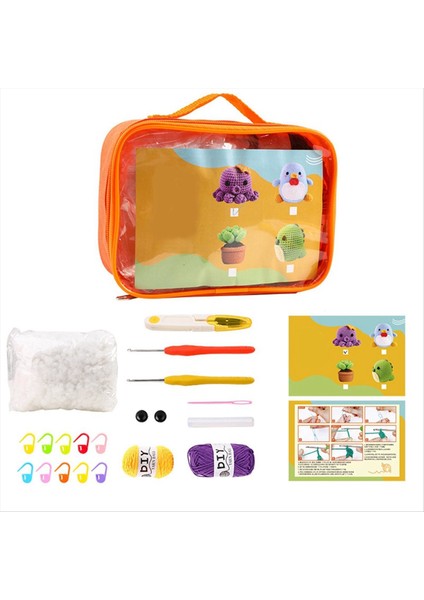 Yeni Başlayanlar Tığ Işi Kiti Hayvanlar Tığ Işi Kiti Starters Için Talimatlar ve Video Öğreticileri ile Çeşitli Aksesuarlar Içerir B (Yurt Dışından) fiyatları