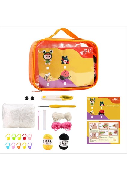 Yeni Başlayanlar Tığ Işi Kiti Hayvanlar Tığ Işi Kiti Starters Için Talimatlar ve Video Öğreticileri ile Çeşitli Aksesuarlar Içerir B (Yurt Dışından) fırsatları