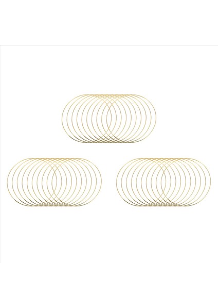 30 cm 30 cm Büyük Metal Çelenk Çelenk Püskül Altın Zanaat Yüzüğü Diy Düğün Çelenk Dekorasyon (Yurt Dışından)