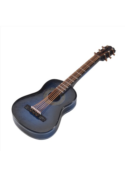 Stand ve Case Mini Musical Enstrüman Minyatür Bebek Evi Modeli Ev Dekorasyonu ile A-Wooden Minyatür Gitar (Yurt Dışından) indirimleri