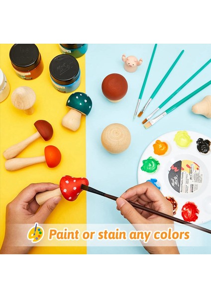 30 Adet Büyük Boyutlar Bitmemiş Ahşap Boyasız Ahşap Sanat ve El Sanatları Projeleri Dekorasyonu (Yurt Dışından) fiyatları