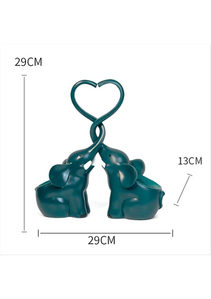 Ev Bahçesi Fil Etli Ekici Pot Çift Fil Süslem Karikatür Çift Fil Eşi Ezcılar C (Yurt Dışından) fiyatları