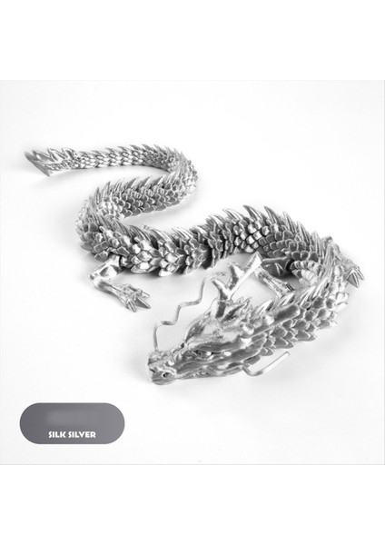 60CM 3D Baskılı Ejderha Çin Ejderha Süsleri 3D Baskılı Eklemli Çin Ejderha Balık Tankı Peyzaj Dekorasyonu Bir (Yurt Dışından) fiyatları