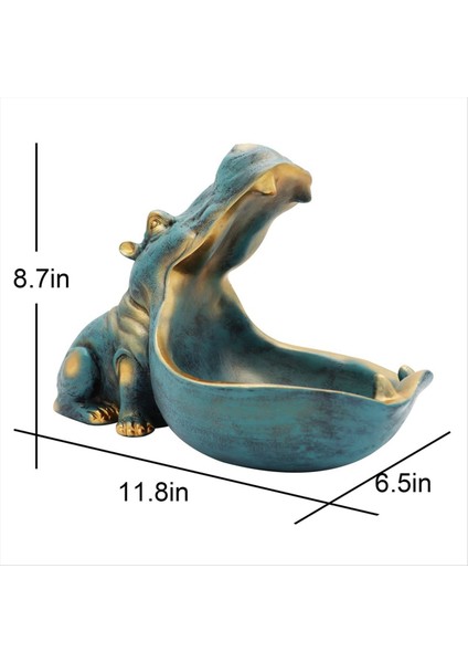 Hippo Heykelcik Şeker Yemeği ve Anahtar Kase Benzersiz Reçine Ofis Masası ve Giriş Masası Dekoru Için Su Aygırı Heykeli Altın (Yurt Dışından) fırsatları