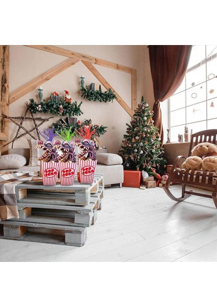 Palyaço Heykel Cadılar Bayramı Palyaço Dekorasyon Patlamış Mısır Palyaço Korkunç Palyaço Head Heykel Reçine Zanaat Palyaço Uzay Purple (Yurt Dışından) modelleri