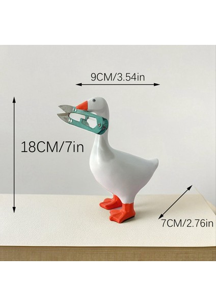 Manyetik Kaz Ördek Anahtar Tutucu Oda Süslemeleri Sevimli Figürinler Süs Kazı Madiş Hayvan Heykelleri Ev Dekoru (Yurt Dışından) fırsatları