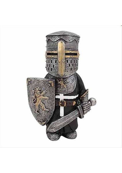 Zarif Şövalye Cüce Muhafız Bahçe Dekorasyonları Şövalye Gücleri Muhafızları Bahçe Heykeli Bahçe Sanat Figürinler Süsleri B (Yurt Dışından)