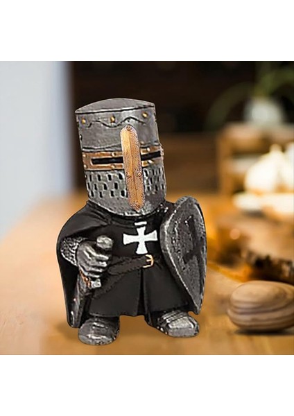 Zarif Şövalye Cüce Muhafız Bahçe Dekorasyonları Şövalye Gücleri Muhafızları Bahçe Heykeli Bahçe Sanat Figürinler Süsleri B (Yurt Dışından) modelleri
