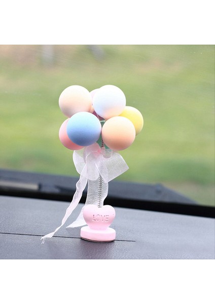 C-Dashboard Süsleme Balon Bobblehead Araba Dash Decor Araba Iç Sarma Baş Süsler Masa/ofis/oda Colo (Yurt Dışından) fiyatları