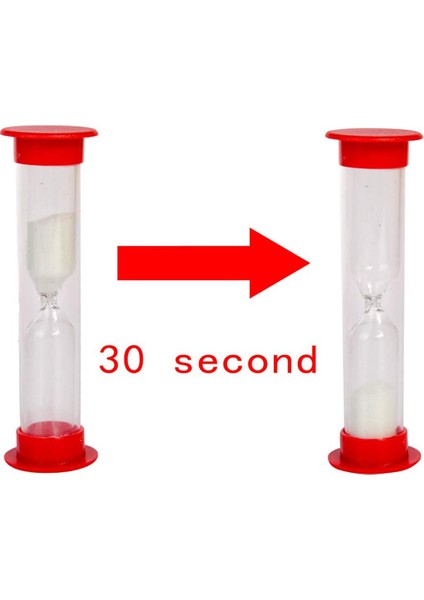 30 Sn Kum Zamanlayıcı Kum Saati Kum Camı Saat Geri Sayım Dökme Oyuncak Set Zamanlayıcılar Çocuk Oyunları Paketi 20 (Beyaz Kum) (Yurt Dışından) indirimleri