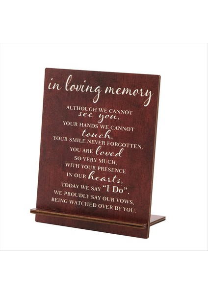 Sevgi Dolu Hafıza Düğün Işareti Resepsiyon Için Düğün Ahşap Süslemeler Düğün Için Anma Tablo Işareti (Yurt Dışından)