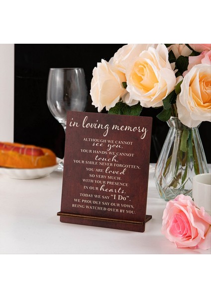 Sevgi Dolu Hafıza Düğün Işareti Resepsiyon Için Düğün Ahşap Süslemeler Düğün Için Anma Tablo Işareti (Yurt Dışından) fırsatları