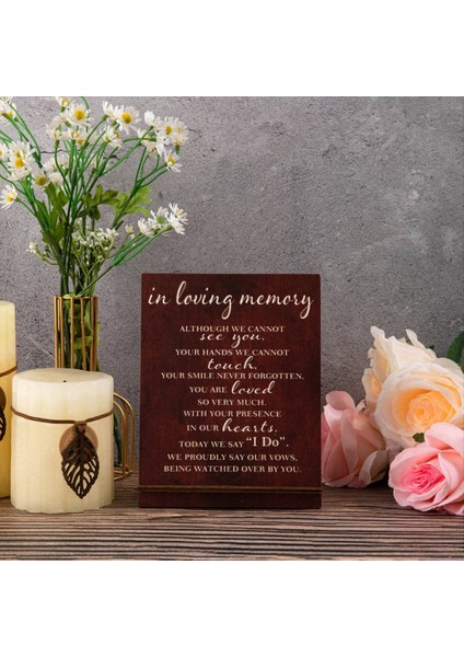 Sevgi Dolu Hafıza Düğün Işareti Resepsiyon Için Düğün Ahşap Süslemeler Düğün Için Anma Tablo Işareti (Yurt Dışından) indirimleri