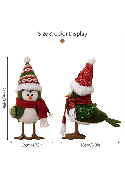 Noel Süslemeleri Noel Işıkları Kuş Bebek Süsleri Yaratıcı Atmosfer Dekorasyon Bebek Hediyeleri Çok Molor Şapka (Yurt Dışından) fiyatları